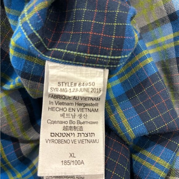 Men’s MARMOT Zephyr Plaid Button Up Shirt XL Hiking Outdoors - Picture 5 of 5